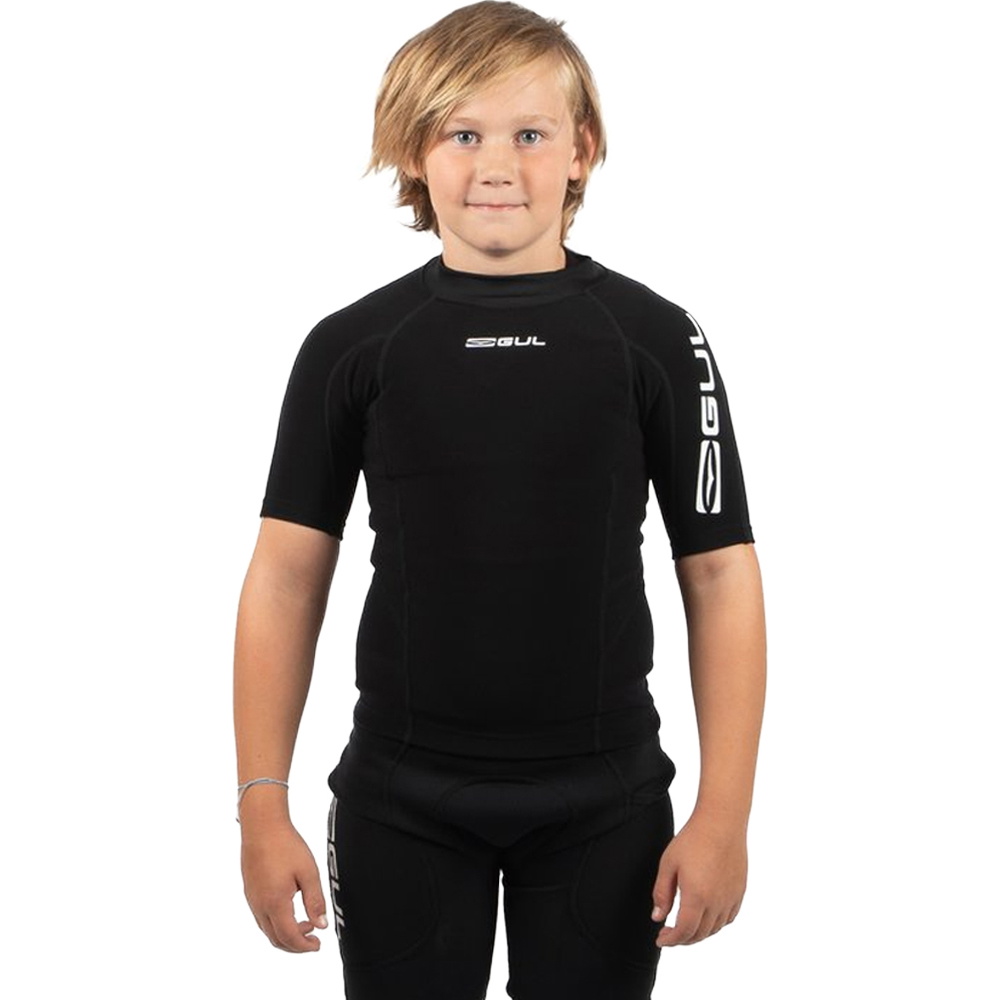 2026 Gul Junior Evotherm Thermal Short Sleeve Top Ev0063-B9 Black